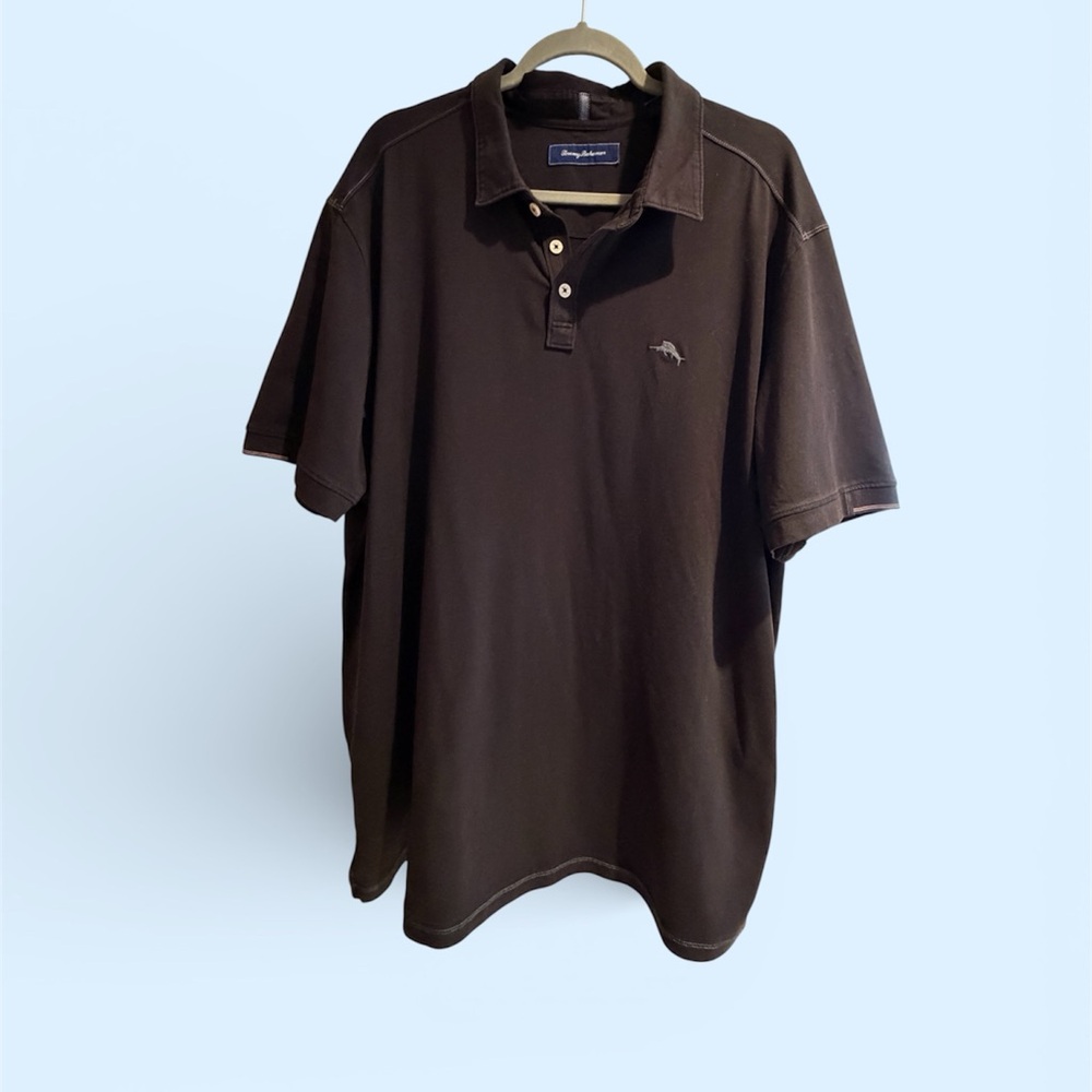 Tommy Bahama Black Polo Shirt